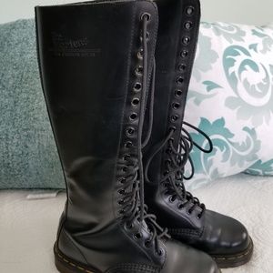 Dr. Martens 20 eye tall boots size 6